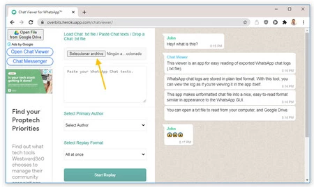 ファイルの選択