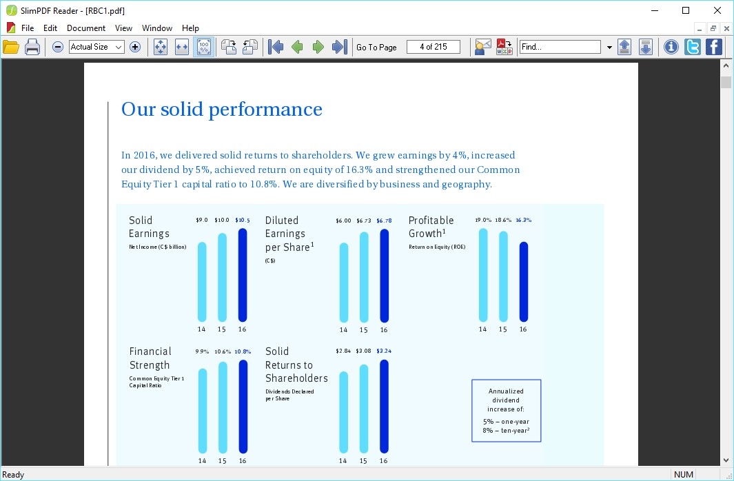 Slim PDF Reader