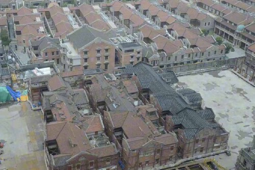 complexo de prédios histórico localizado em Shangai, na China