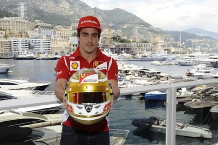 Cascos especiales para el Gran Premio de Mónaco