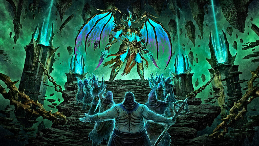 Combate intenso en Diablo IV