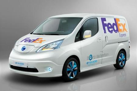 Nissan y FedEx están probando la furgoneta eléctrica Nissan e-NV200