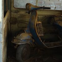 De ser chatarra a moto de colección: el renacer de una preciosa Vespa en 30 minutos 