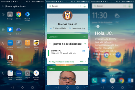 Microsoft Launcher se actualiza con opciones de personalización y avisos para cuando lleguemos tarde