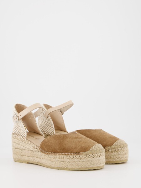 Alpargatas De Esparto Y Piel D