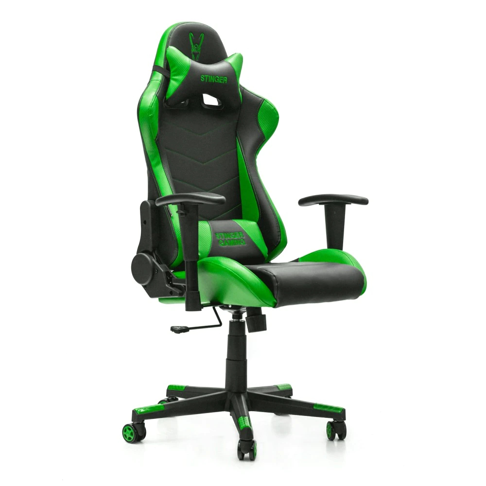 Silla Gaming / oficina Woxter Stinger Station Green, altura e inclinación ajustable