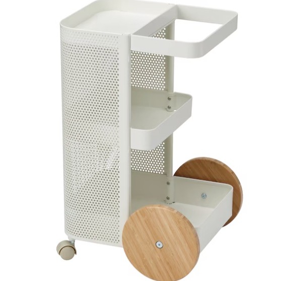 DAJLIEN
Carrito, blanco, 42x39x65 cm

