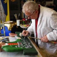 La profesión de rotulista artesanal en auge 