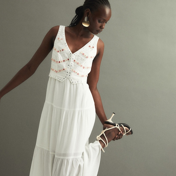 Sfera
Vestido chaleco espejos