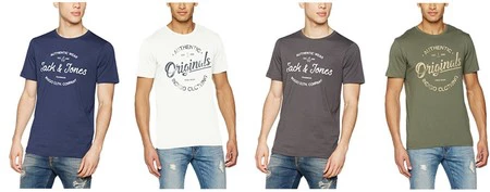 Camisetas de manga corta Jack & Jones Jortraffic por 9,99€ en Amazon. Casi todas las tallas disponibles 