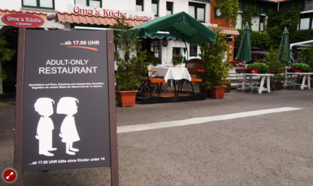 Un restaurante alemán prohíbe la entrada a menores a la hora de la cena: vuelve la polémica sobre los sitios libres de niños