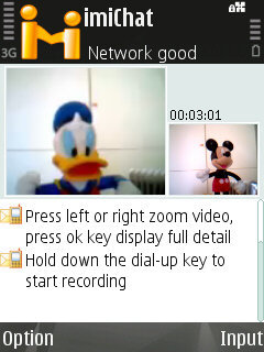 Vídeo y chat en Symbian con imiChat