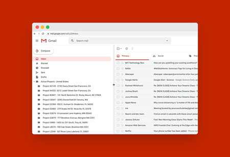 Una simple y letal extensión para expandir el panel lateral de Gmail y al fin ver los nombres completos de tus etiquetas