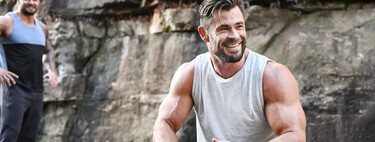 Chris Hemsworth te reta a superar esta rutina de 10 ejercicios con el propio peso corporal 