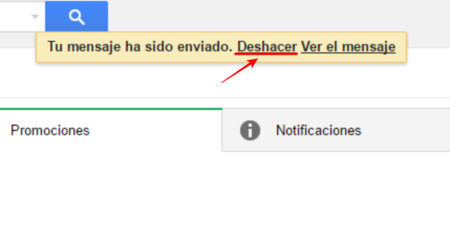 Cómo deshacer el envío de un correo electrónico en Gmail