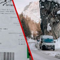 Crees que viajar en camper sale barato, hasta que te toca pagar 73 euros por cruzar un túnel de 13 kilómetros