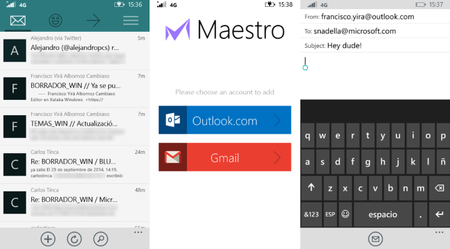 Ya se puede probar Maestro, un nuevo cliente de correo para Windows Phone 8.1