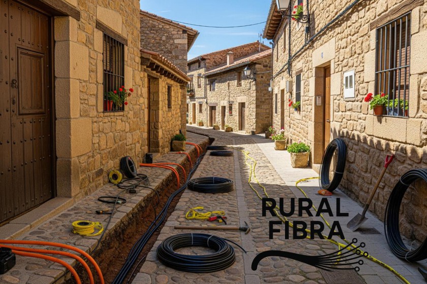 Que tengas fibra en casa es gracias a unos desconocidos en el 50% de los casos. Rural Fibra hará que ese porcentaje se dispare 