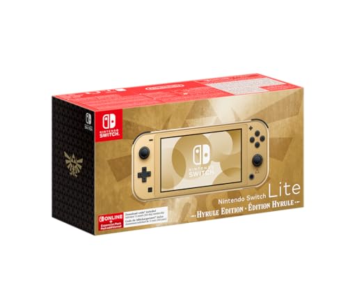 Nintendo Switch Lite (Hyrule Edition) + 12 meses Nintendo Switch Online (NSO)