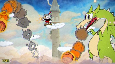 Así se hizo la batalla contra el complicado Dragón en Cuphead