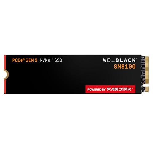 WD_BLACK SN8100 NVMe SSD, PCIe Gen 5, 2 TB 