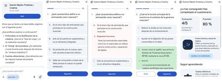 aprendizaje guiado test examen