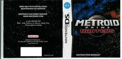 Metroid Prime: Hunters, manual escaneado