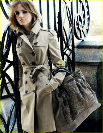 Emma Watson preciosa para la campaña de Burberry