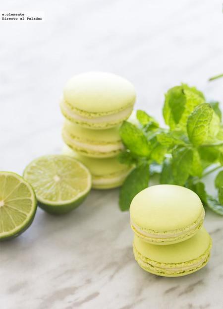 Macarons de lima. Receta