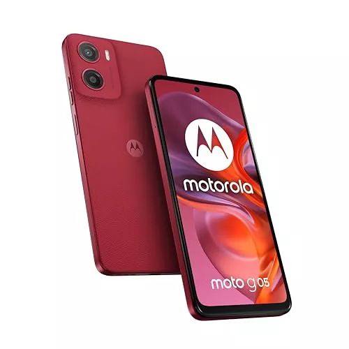 Motorola XT2523-3 Moto G05, Dual, 128GB 4GB Ram, Plum Red