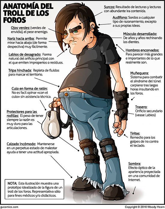 Anatomía del troll de los foros