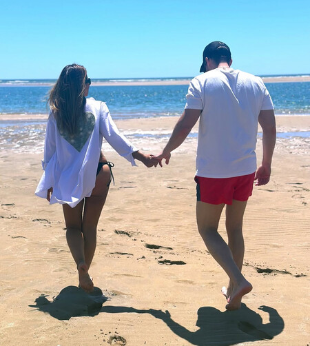 Marta López junto a su nuevo amor