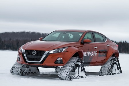 El Nissan Altima-te AWD lleva su capacidad off-road al terreno de la locura