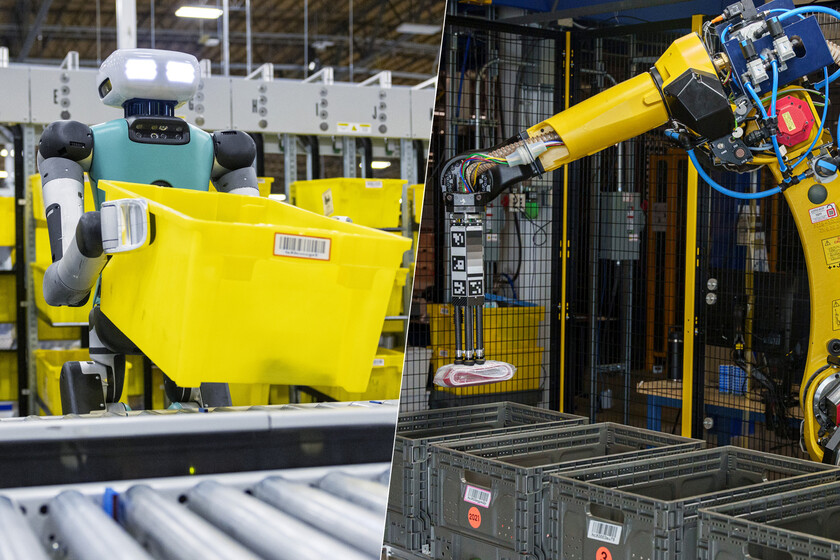 La automatización en Amazon está a punto de cruzar una línea histórica: los robots superarán en número a sus empleados humanos