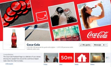 Coca-Cola, la primera marca no tecnológica en superar 50 millones de fans en Facebook