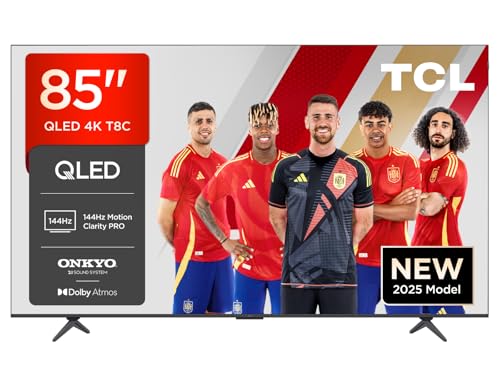 TCL 85T8C 85” QLED 4K 144Hz HDR UHD TV 