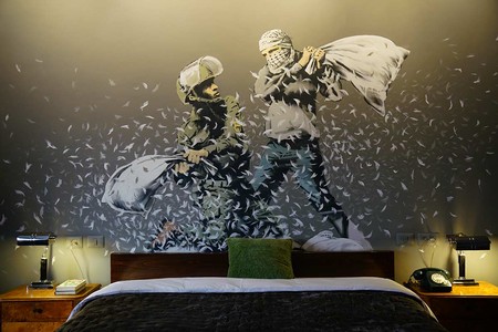 Banksy inaugura un hotel en Belén con "las peores vistas del mundo"