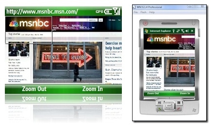 Emulador de Internet Explorer Mobile 6