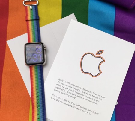 Apple regala sus empleados una correa arcoíris para el Watch en conmemoración del Día del Orgullo LGBT