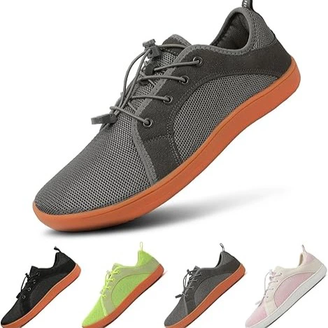 FlexEase Barefoot Hombre Mujer Zapatillas Minimalistas para Zero Drop Soles y Wide Tox Box 35-46
