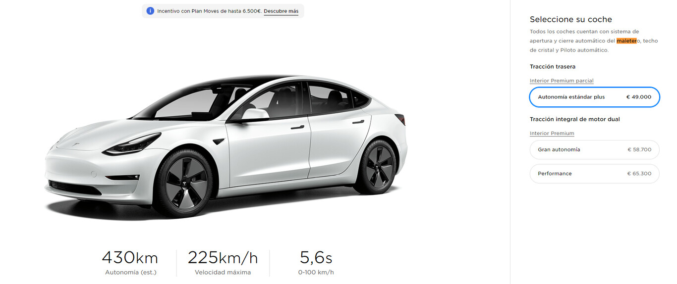 Tesla Model 3 (2020) características, precio
