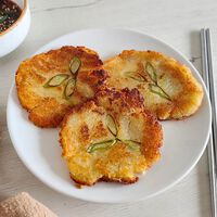 Gamja jeon, la tortita coreana que se hace solo con patatas 
