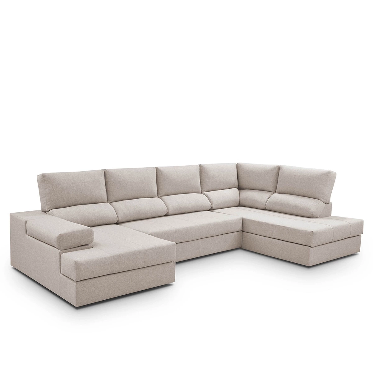 El Corte Inglés - Sofá cama con rinconera derecha y chaiselongue izquierda Eskil El Corte Inglés.