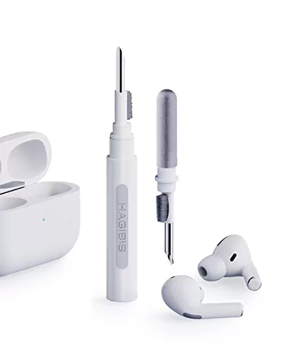 Hagibis - Bolígrafo Limpiador para Airpods Pro, Kit de Limpieza multifunción, Cepillo Suave para Estuche de Auriculares Bluetooth, Herramientas de Limpieza para Lego y Auriculares Huawei, Samsung