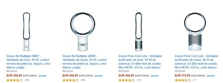 Amazon nos ofrece 4 ofertas en ventiladores Dyson para superar la ola de calor por menos dinero