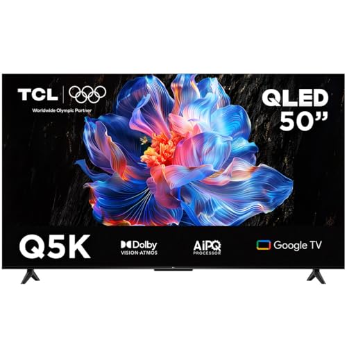 TCL Smart TV 2025 Pantalla 50" 50Q5K Google TV QLED 4K Google Assistant