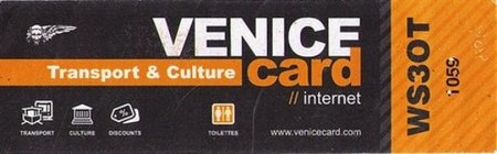 VeniceCard, tarjeta de descuentos y beneficios en Venecia