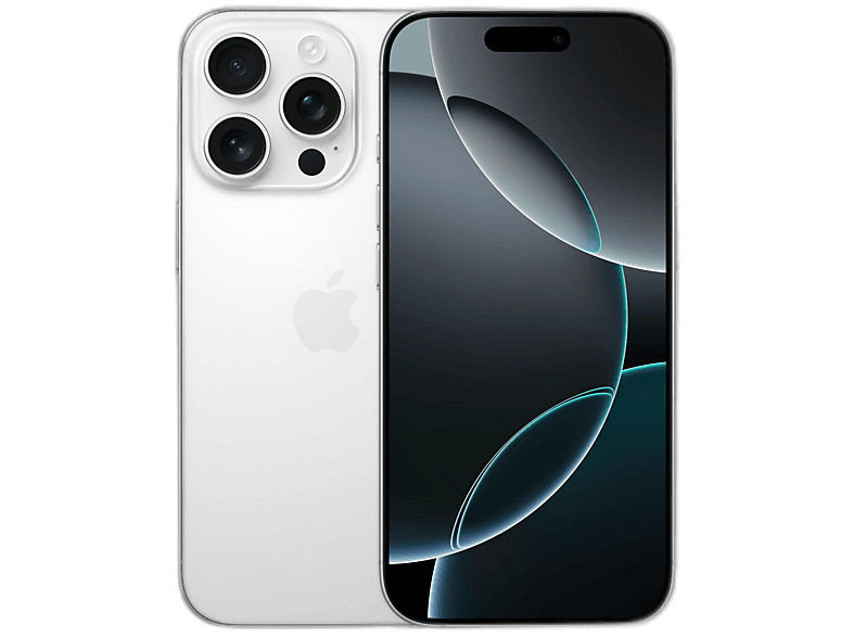 Apple iPhone 16 Pro, Titanio Blanco, 128 GB, 5G, 6.3 " OLED  ABIERTO