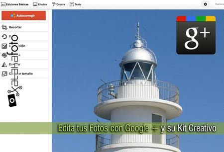Edita tus Fotos con Google + y su Kit Creativo