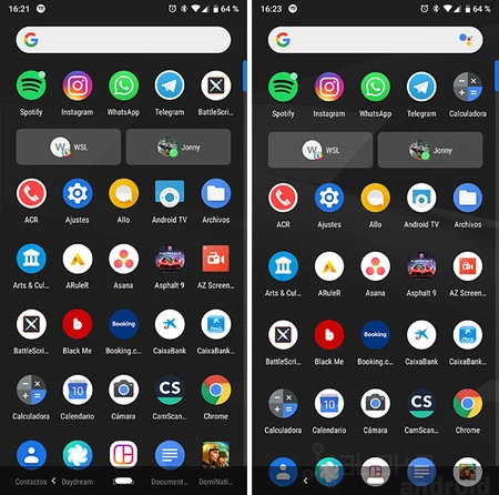 Pixel 3 ランチャー